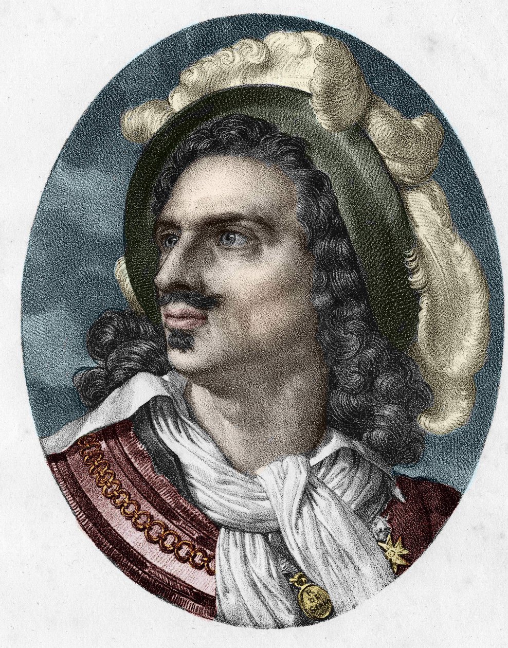 Porträt von Claude Forbin, Ritter, dann Graf von Forbin, auch bekannt als Forbin - Gardanne. Französischer Flügelanführer (1656 bis 1733) von Unknown artist