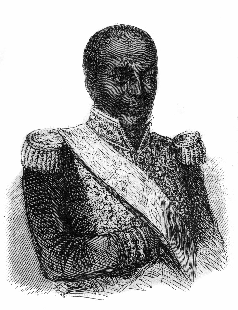 Porträt von Faustin Soulouque, Präsident und Kaiser von Haiti von Unknown artist