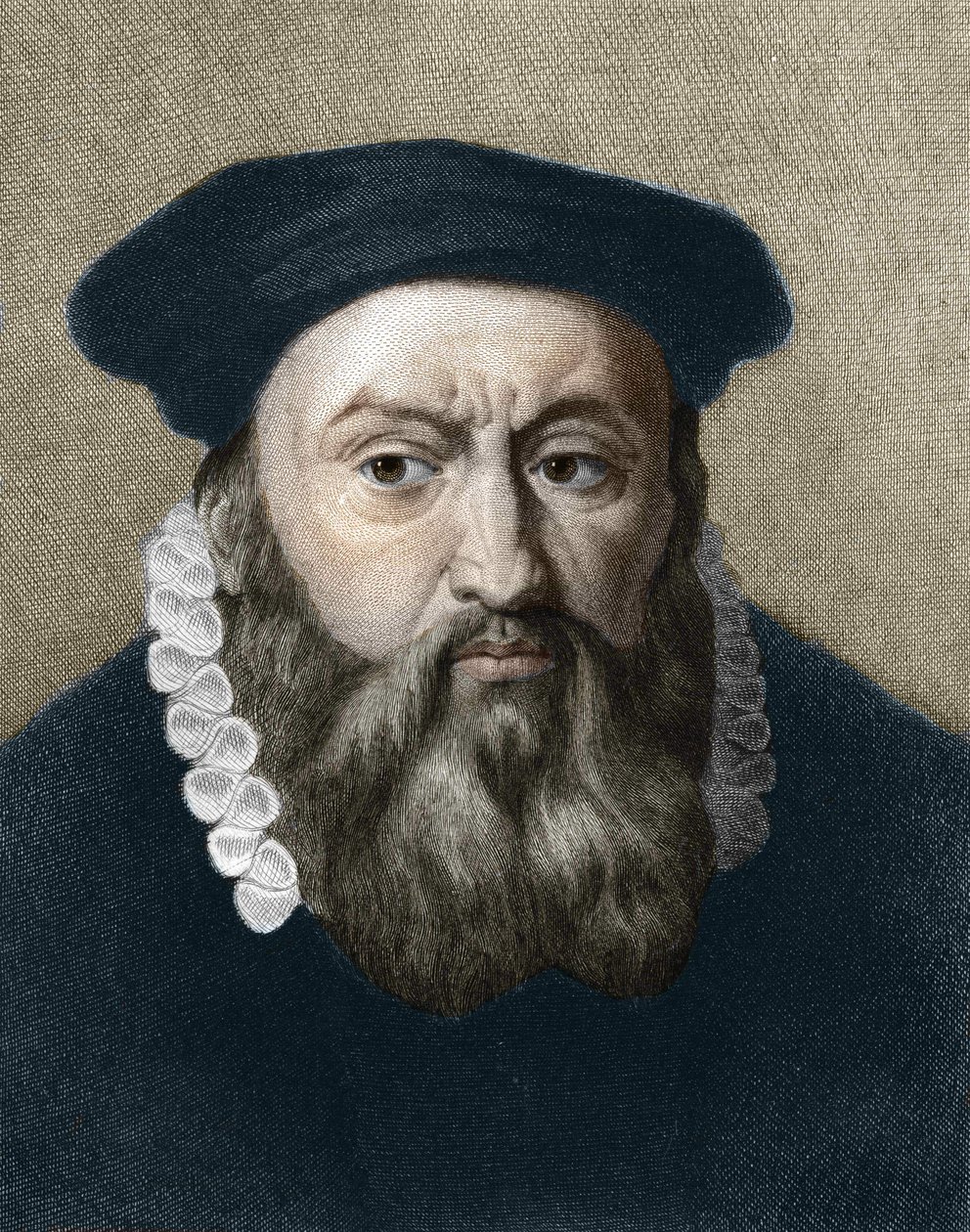 Porträt von Jean Calvin (1509-1564), französischer Religionsreformer und Schriftsteller von Unknown artist