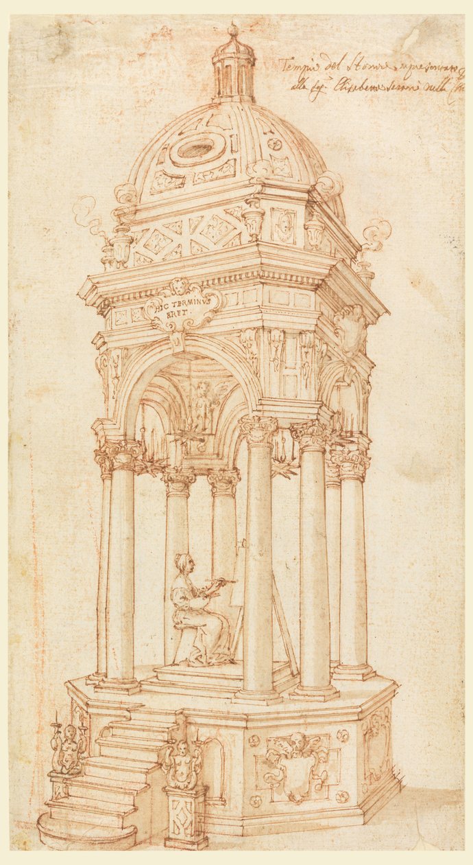 Catafalque des Bologneser Künstlers Elisabetta Sirani (1638-1665), 1665 von Unknown artistUnknown artist