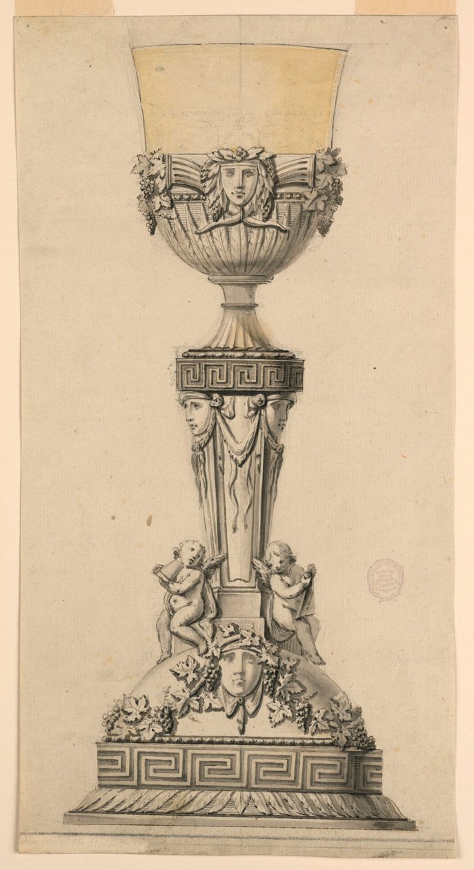 Zeichnung, Entwurf für einen Kelch, 1800–1830 von Unknown artistUnknown artist