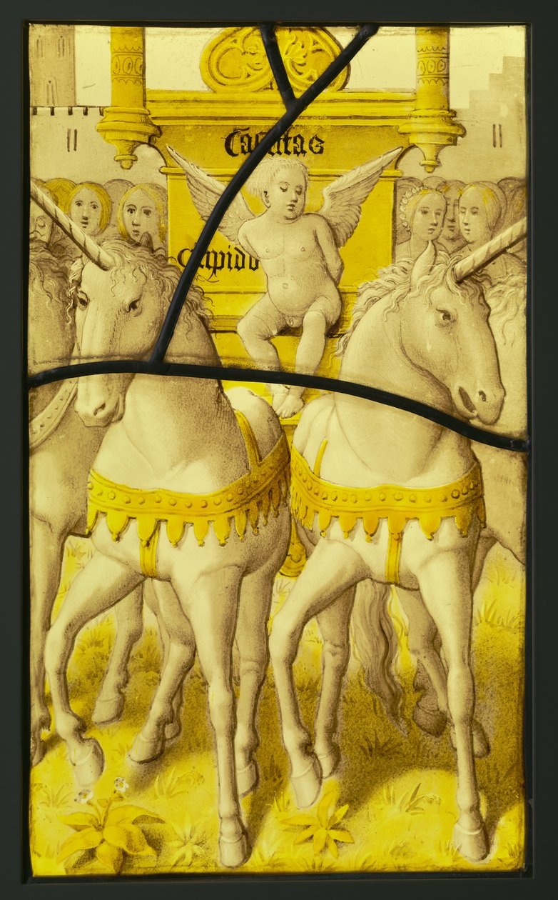 Ein Fragment aus Der Triumph der Keuschheit über die Liebe von Unknown artist