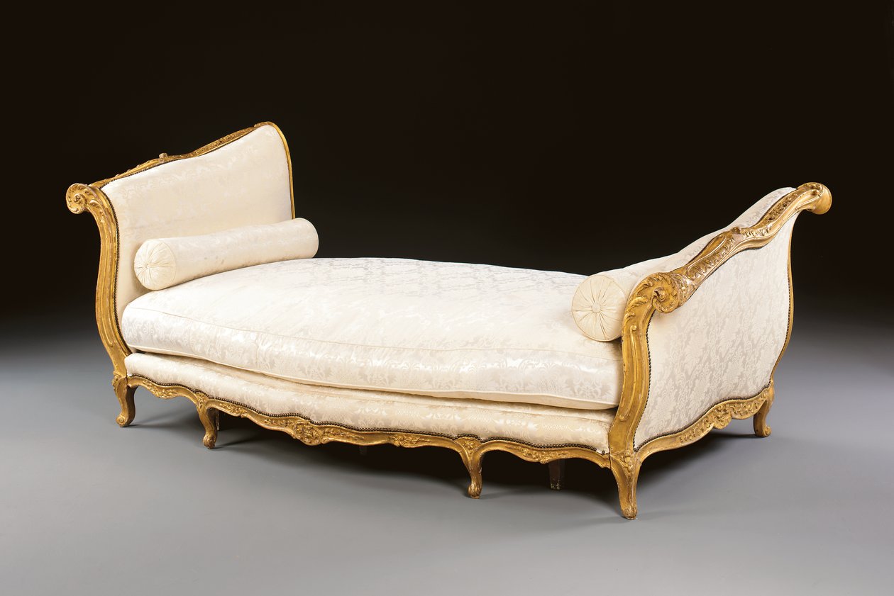 Ein Louis XV Ruhebett, Mitte des 18. Jahrhunderts von Unknown artist