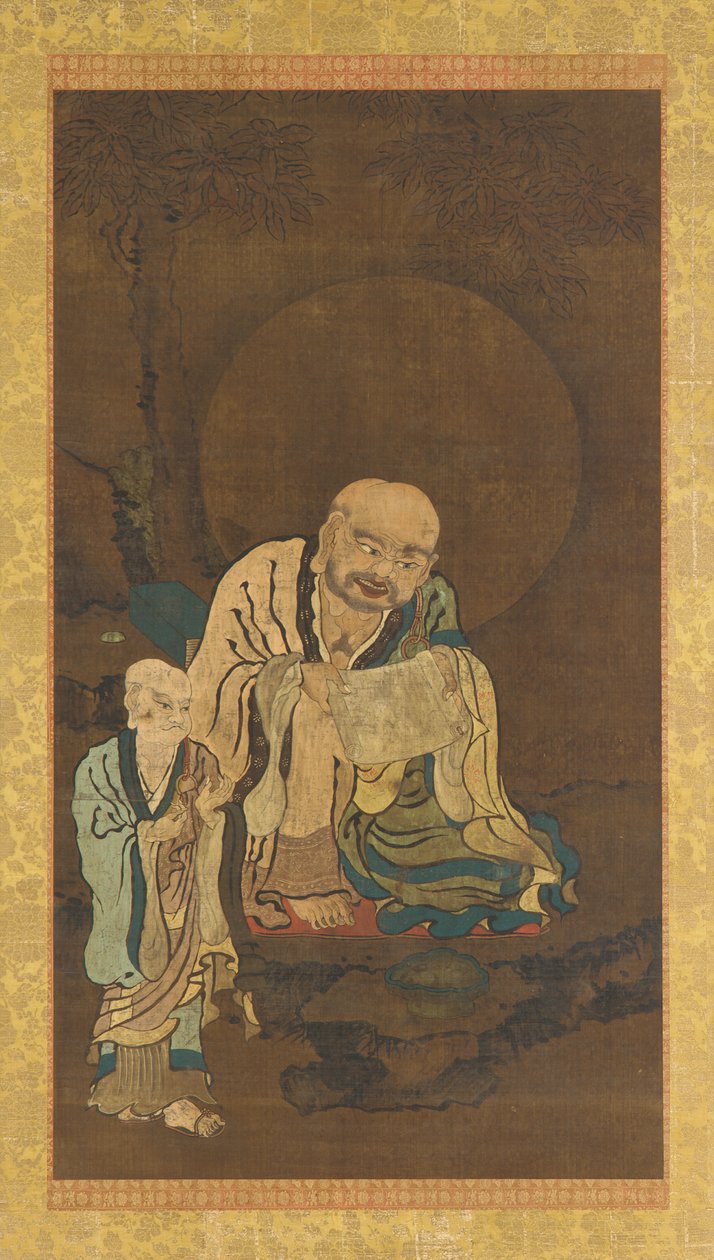 Ein Luohan und ein Begleiter von Unknown artist
