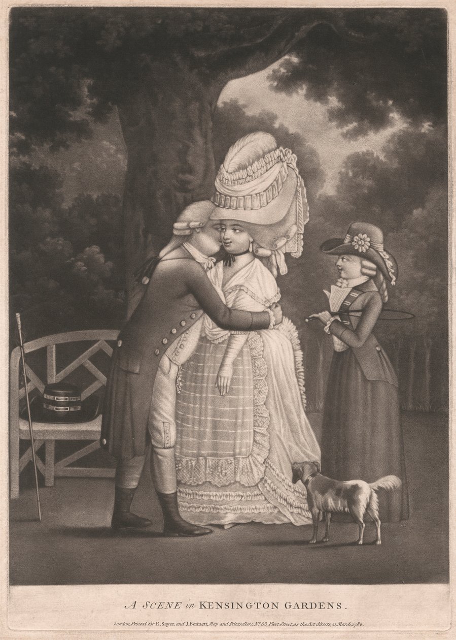 Eine Szene in den Kensington Gardens von Unknown artist