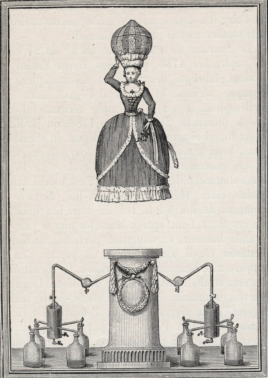 Aerostatische Figur - Die „Aerian Nymph“ der Enslen-Brüder (Christian Gottfried) von Unknown artist