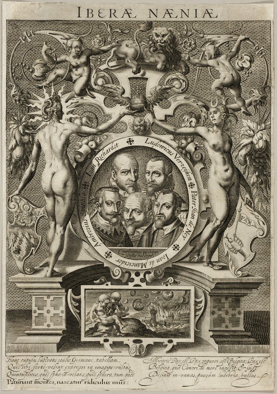 Allegorie über die Sinnlosigkeit von Friedensgesprächen mit Spanien von Unknown artist