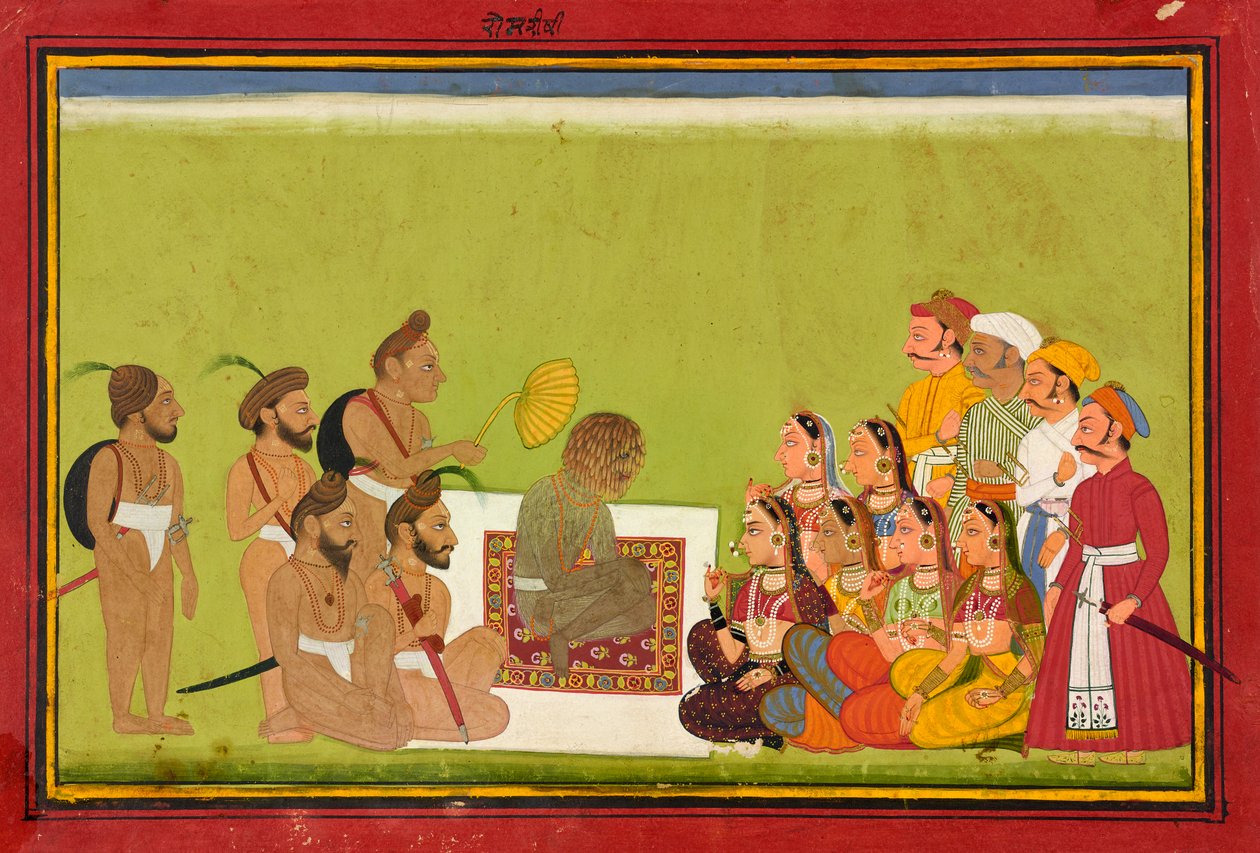Eine Audienz bei Rom Rishi von Unknown artist
