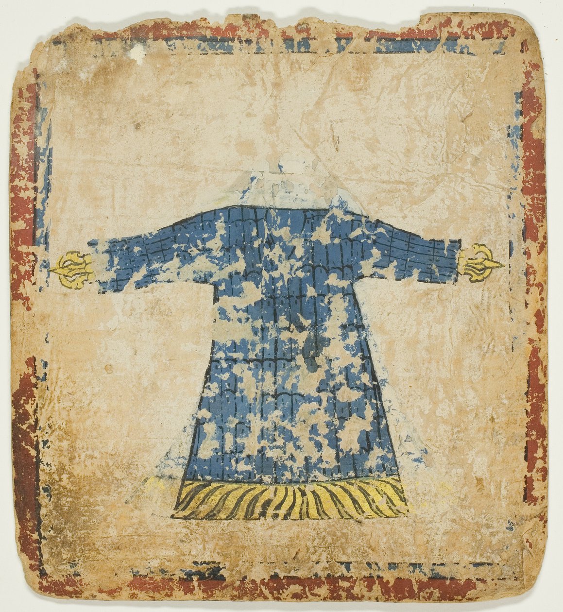 Rüstungsshirt, aus einem Satz Initiationskarten (Tsakali) von Unknown artist