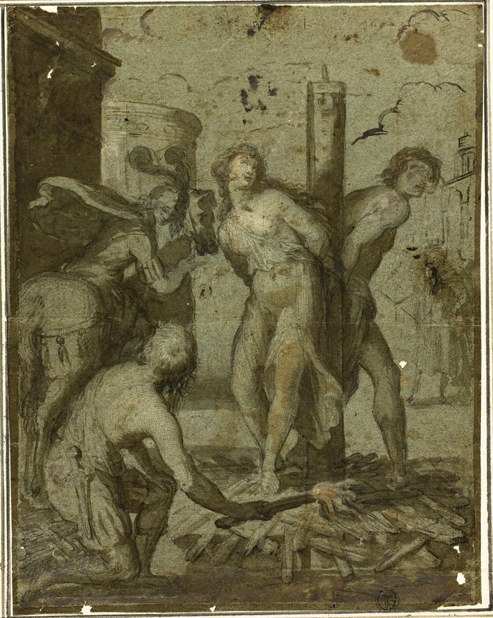 Clorinda rettet Olindo und Sophronia von Unknown artist
