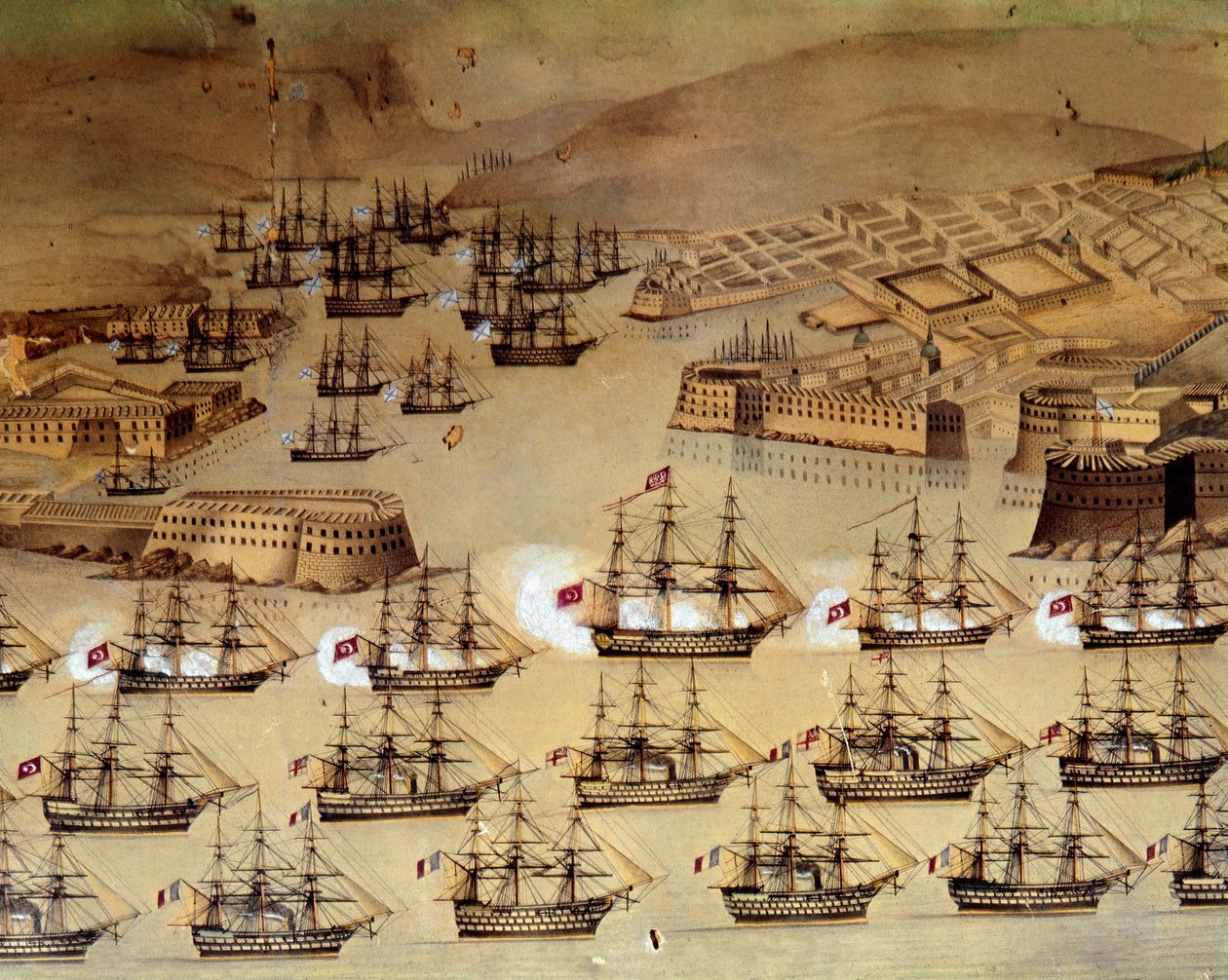 Krimkrieg (1853-1856): Belagerung des russischen Hafens Sewastopol von Unknown artist