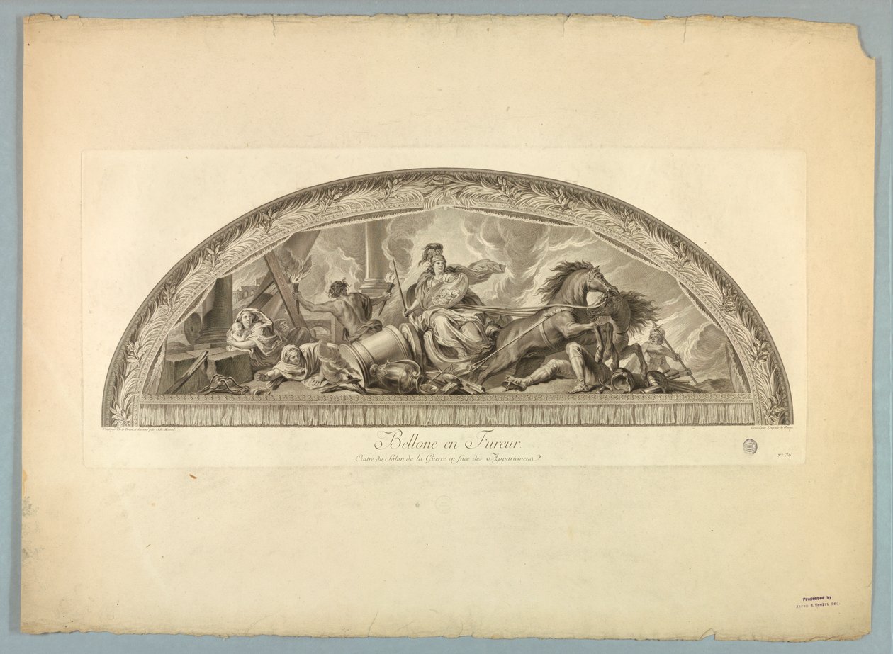 Dekorationen von Lebrun und Mignard im Schloss von Versailles von Unknown artist