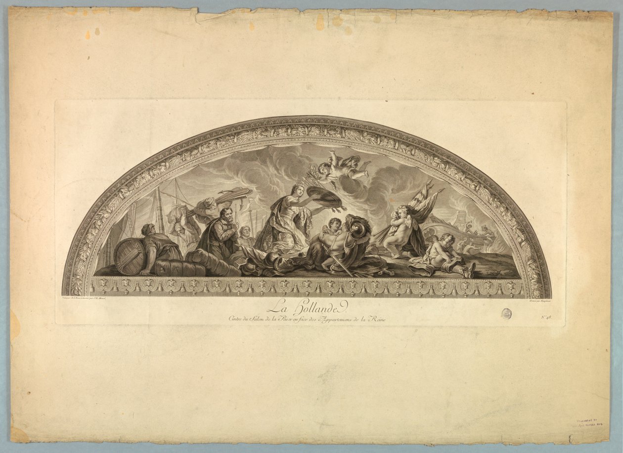 Dekorationen von Lebrun und Mignard im Schloss Versailles von Unknown artist