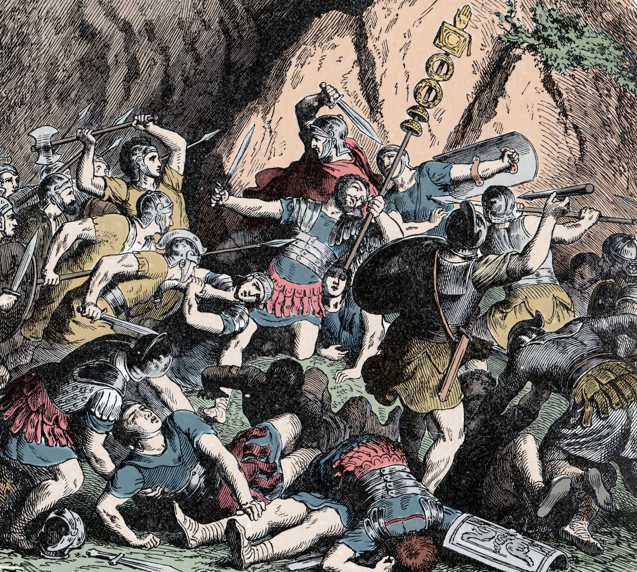 Niederlage der Fabier - Zweiter Punischer Krieg von Unknown artist