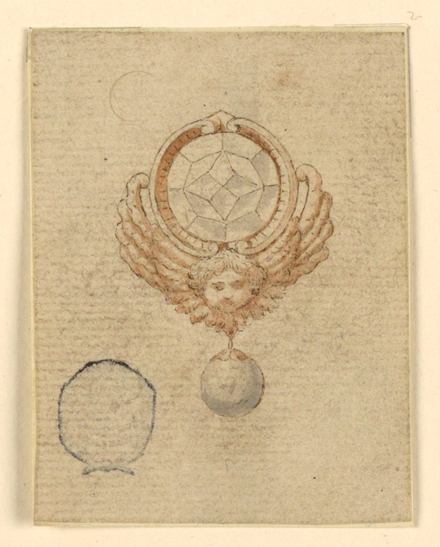 Entwurf für eine Brosche von Unknown artist