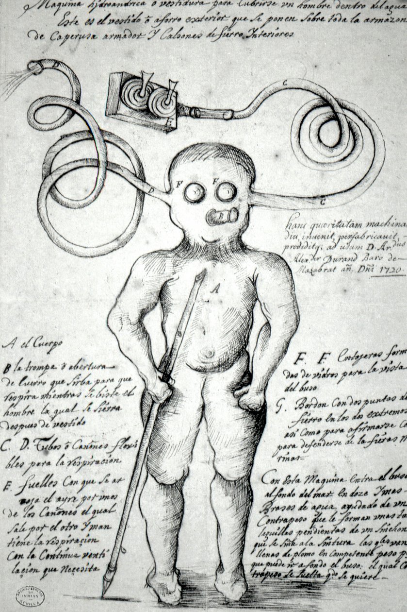 Zeichnung eines Mannes im Anzug. Peru von Unknown artist
