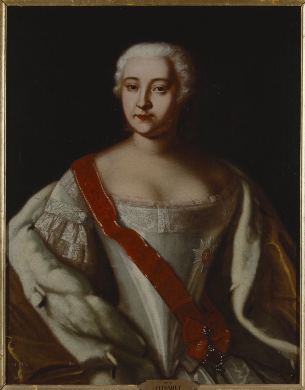 Kaiserin Elisabeth von Russland (1709-1762) von Unknown artist