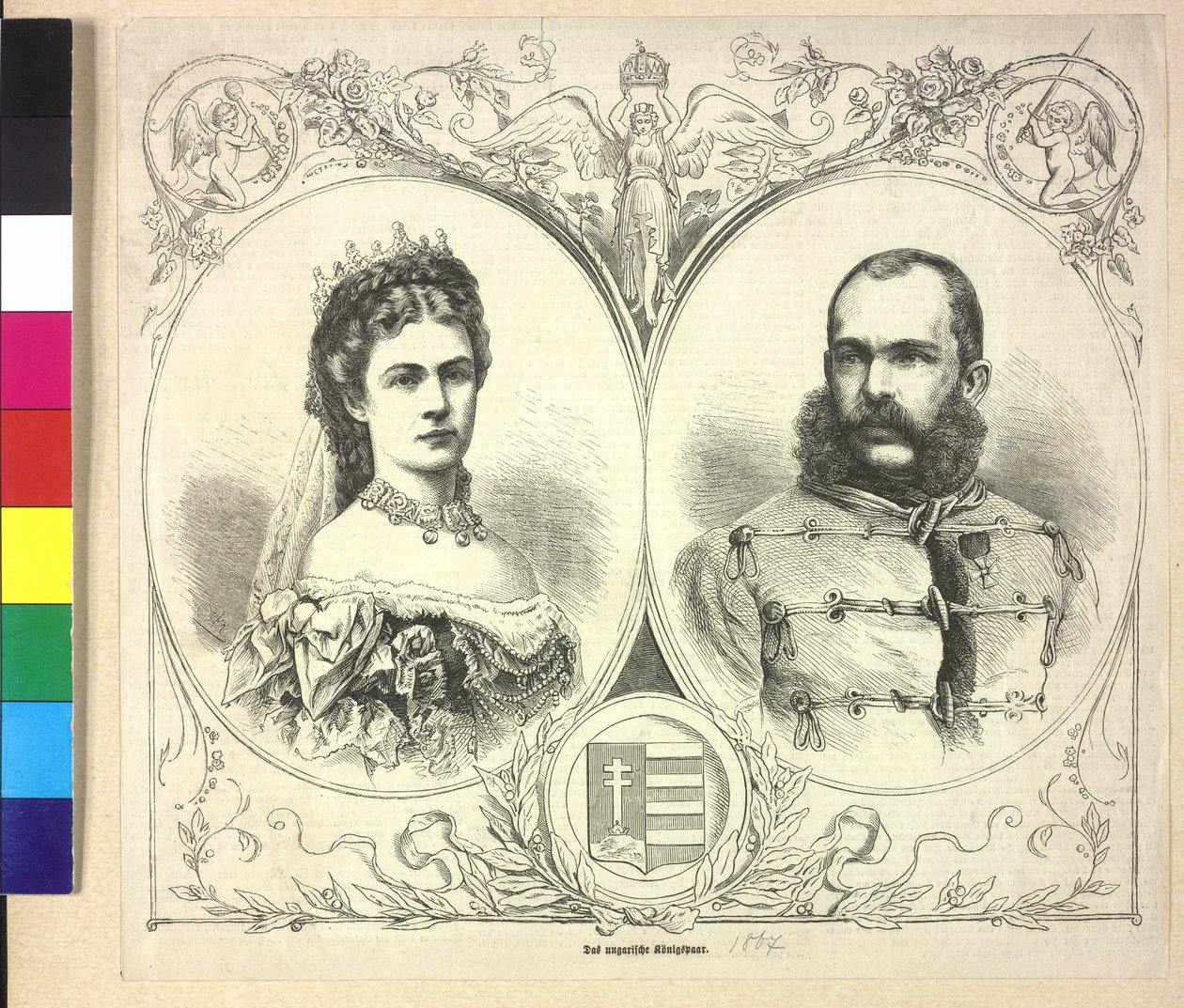 Kaiser von Österreich und Elisabeth Franz Joseph I. von Unknown artist