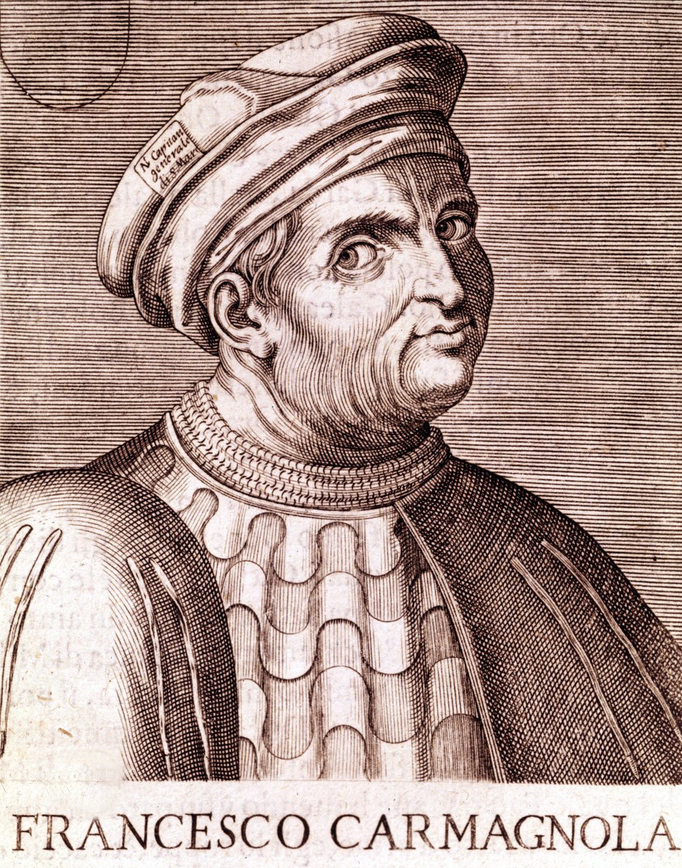 Francesco Bussone Graf von Carmagnola Condottiere Italienisch (Carmagnola 1385 in Venedig 1432) von Unknown artist