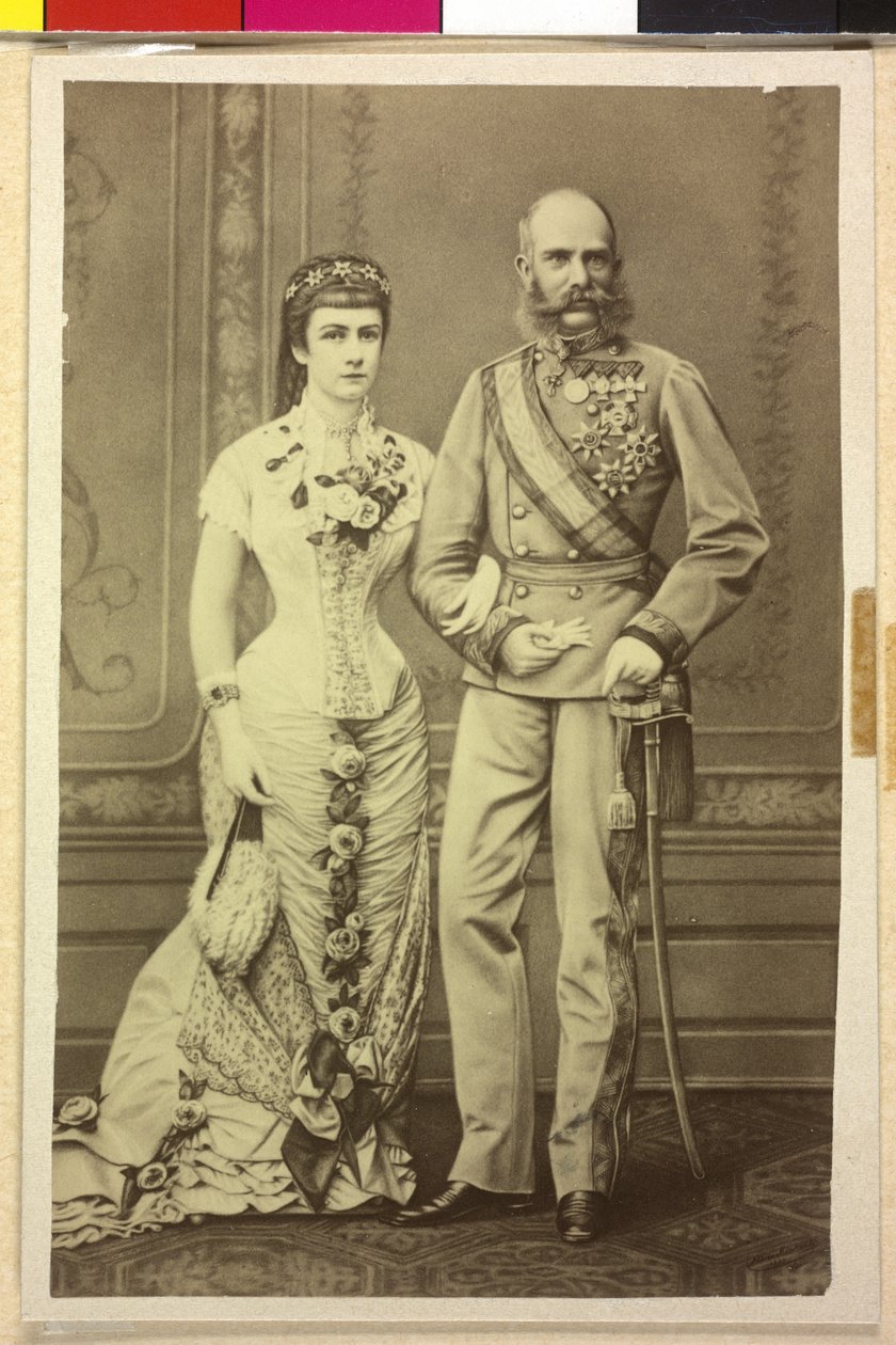 Franz Joseph I. und Elisabeth von Österreich von Unknown artist