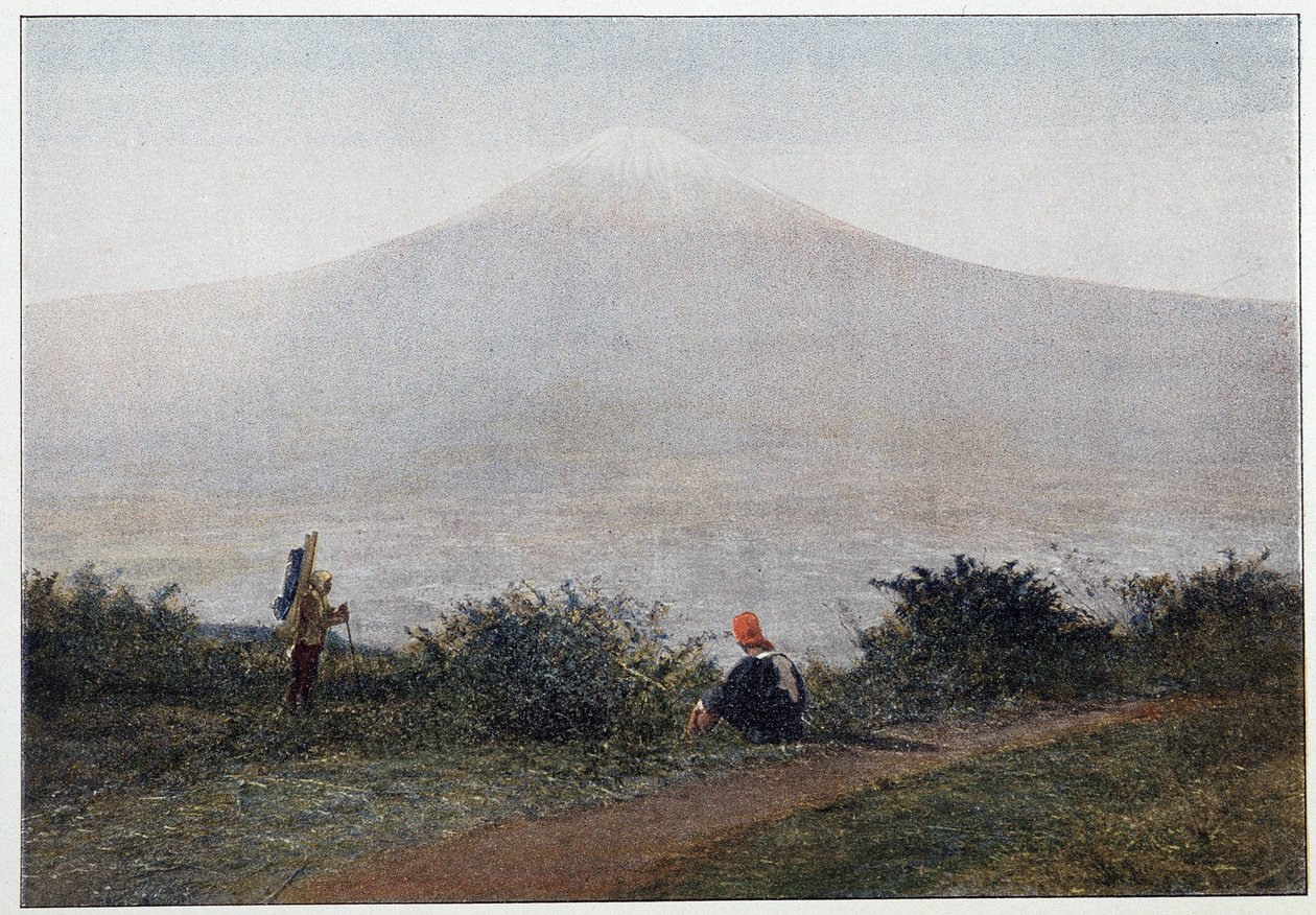 Fujiama, Vulkan von Japan von Unknown artist