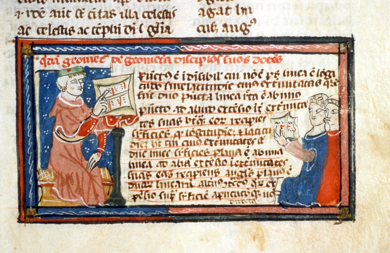 Geometer Rennen - Illuminierung des Mittelalters (ref. 418) von Unknown artist