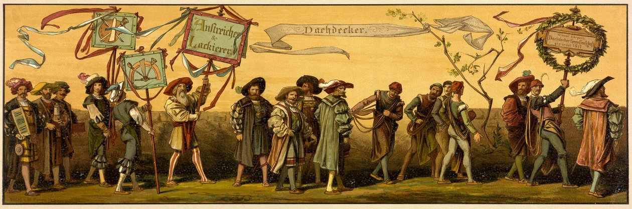 Hans Makarts Prozession der Stadt Wien von Unknown artist