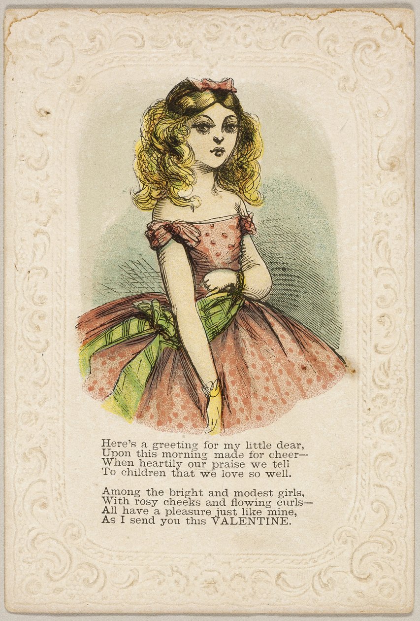 Hier ist ein Gruß für mein kleines Liebes (Valentinstag) von Unknown artist