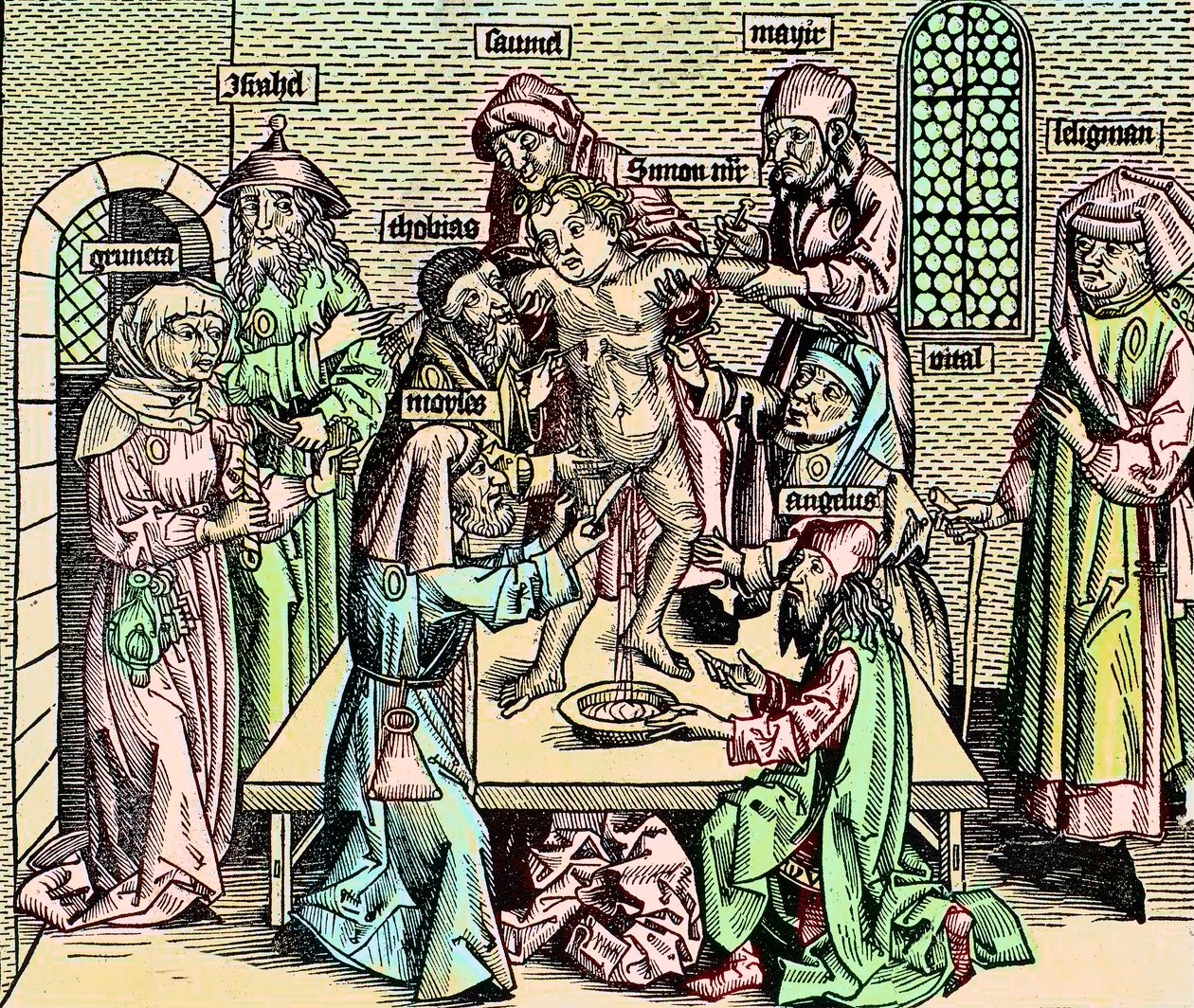 Geschichte des Judentums - Martyrium von Simon in Trient von Unknown artist