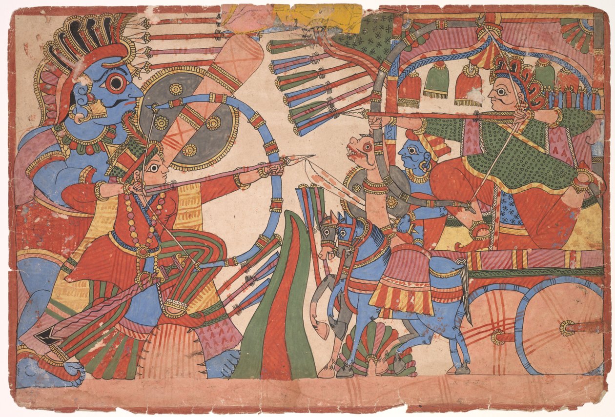 Illustration zum Mahabharata von Unknown artist