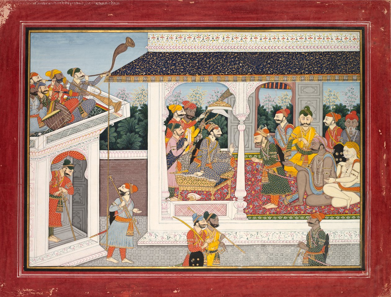 Illustration zum zehnten und elften Buch der Purana von Unknown artist