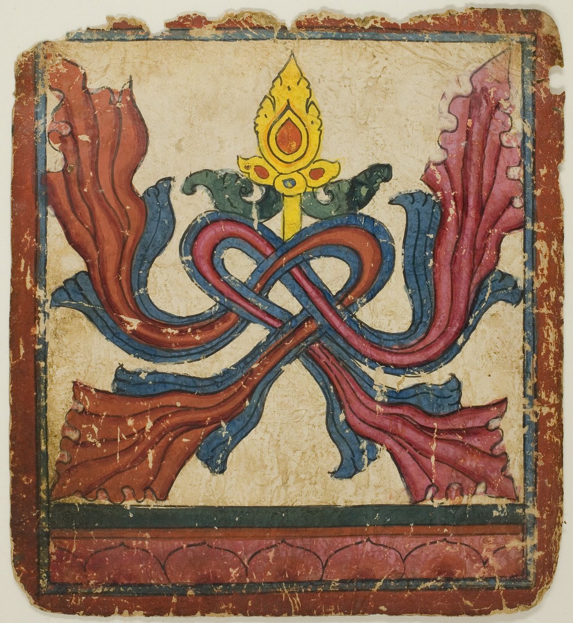 Bild aus einem Satz Initiationskarten (Tsakali) von Unknown artist