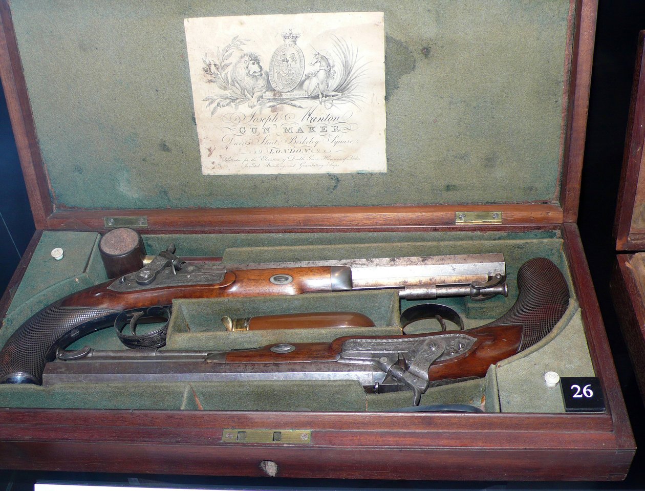 Joseph Manton Duell-Pistolen-Set von Unknown artist