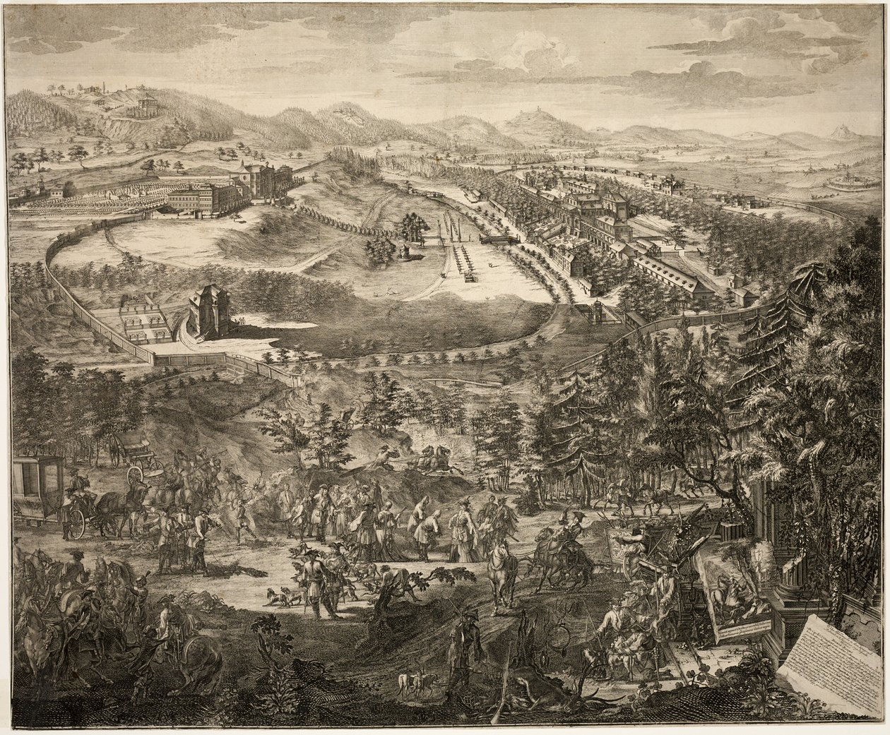 Kuks Baden, Böhmen von Unknown artist