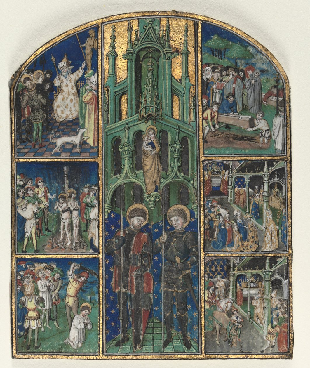 Blatt aus den Stunden des Herzogs Ludwig von Savoyen: Heilige Nereus und Achilleus von Unknown artist
