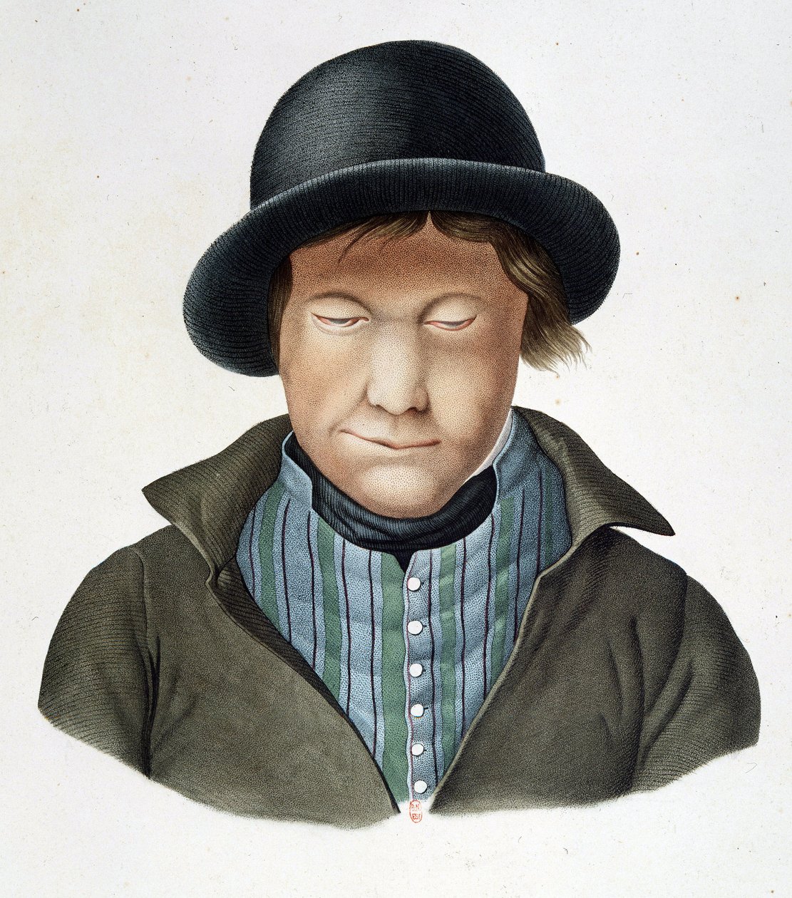 Aussätzige von Island, um 1840, B.N. von Unknown artist