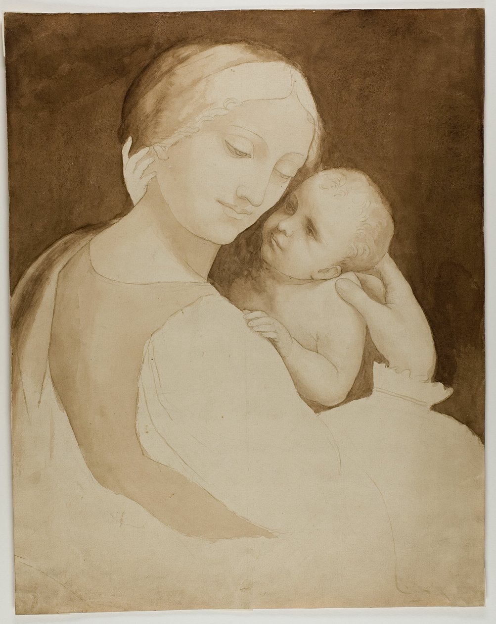 Madonna mit Kind (recto), und Fragment eines Frauentorsos (verso) von Unknown artist