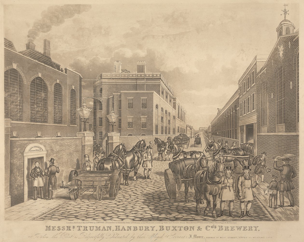 Brauerei von Messrs. Truman, Hanbury, Burton & Co. von Unknown artist