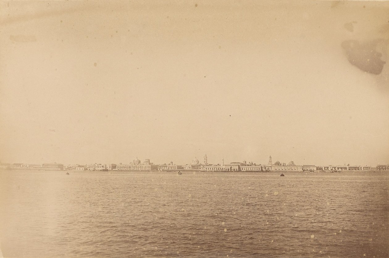 Mexiko. Vera Cruz, von der See aus gesehen von Unknown artist