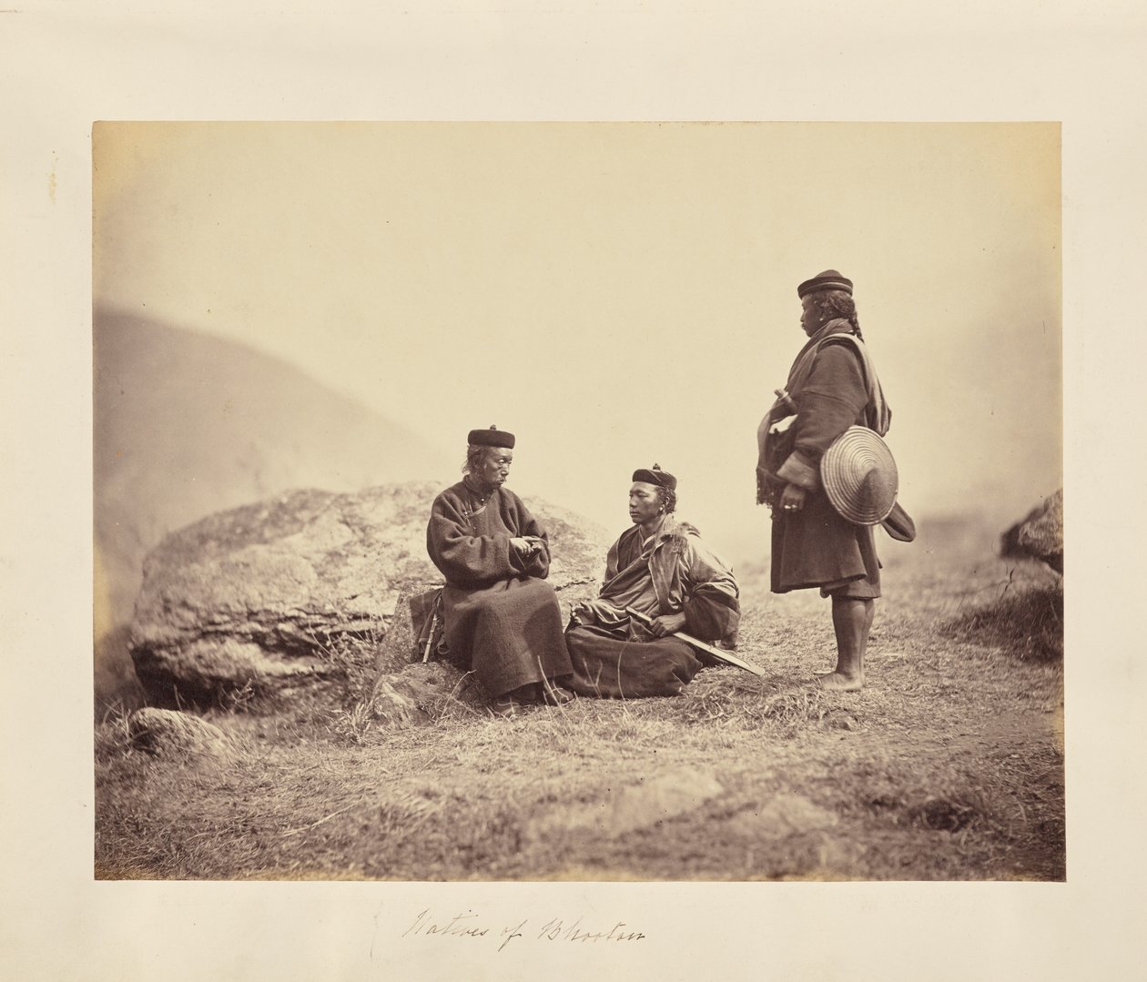 Einheimische von Bhutan von Unknown artist