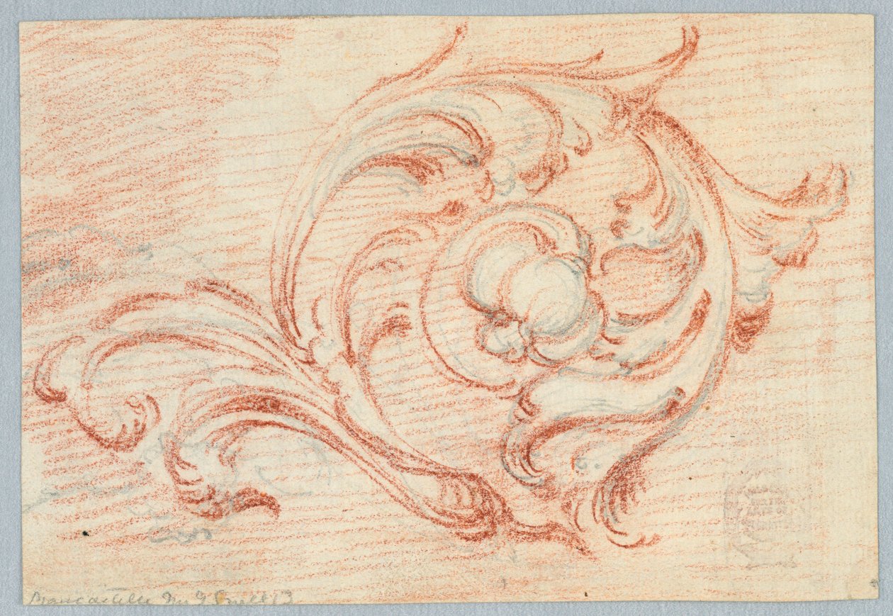 Eine Spirale eines Rinceau von Unknown artist