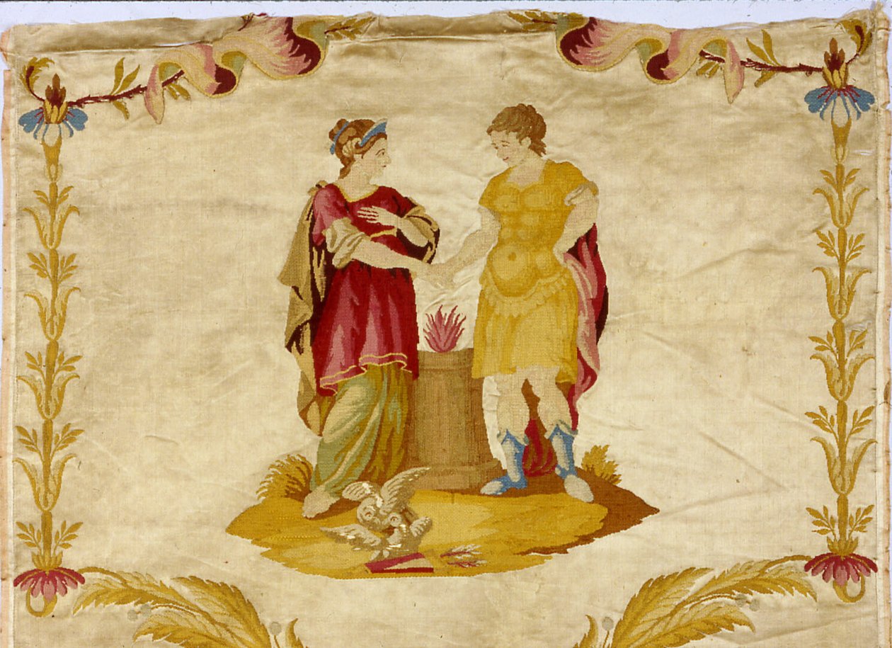 Tafel mit Szenen aus dem Leben Alexanders des Großen (356–323 v. Chr.) von Unknown artist