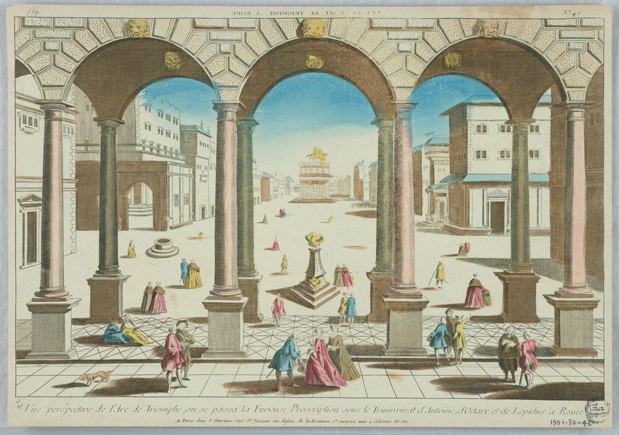 Guckkasten, Vue perspective de l
