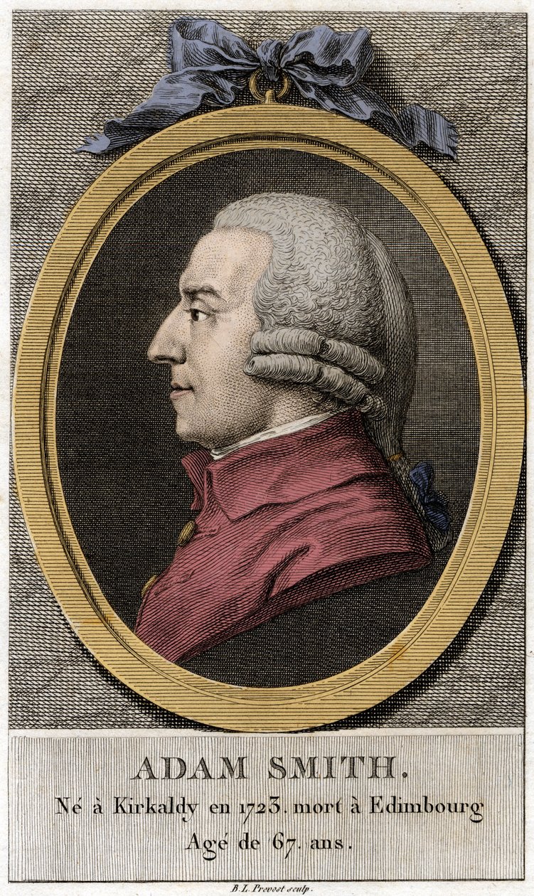 Porträt von Adam Smith (1723-1790), schottischer Philosoph und Ökonom von Unknown artist