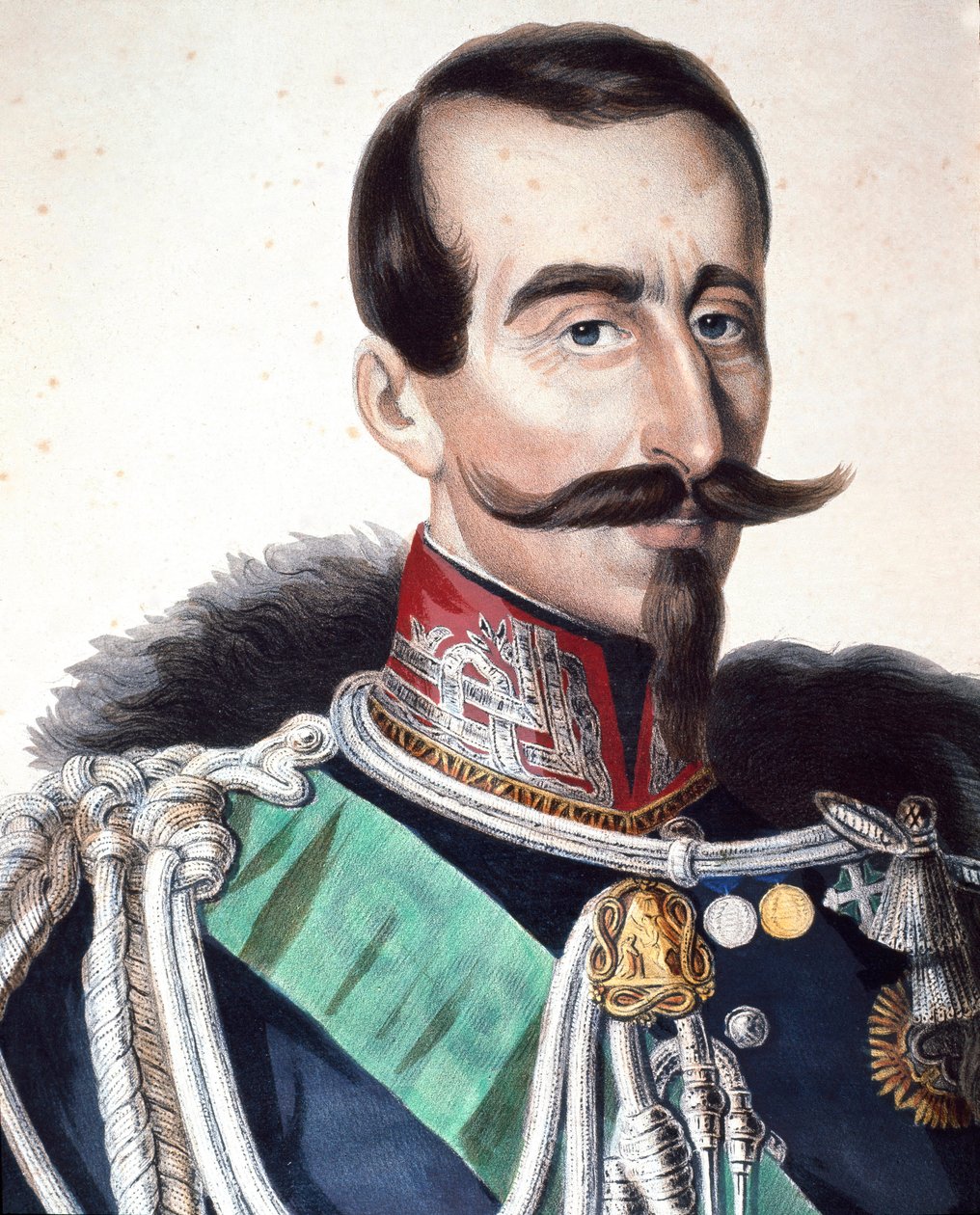 Porträt von Alfonso Ferrero, Marquis de La Marmora (1804-1878), italienischer General und Politiker von Unknown artist