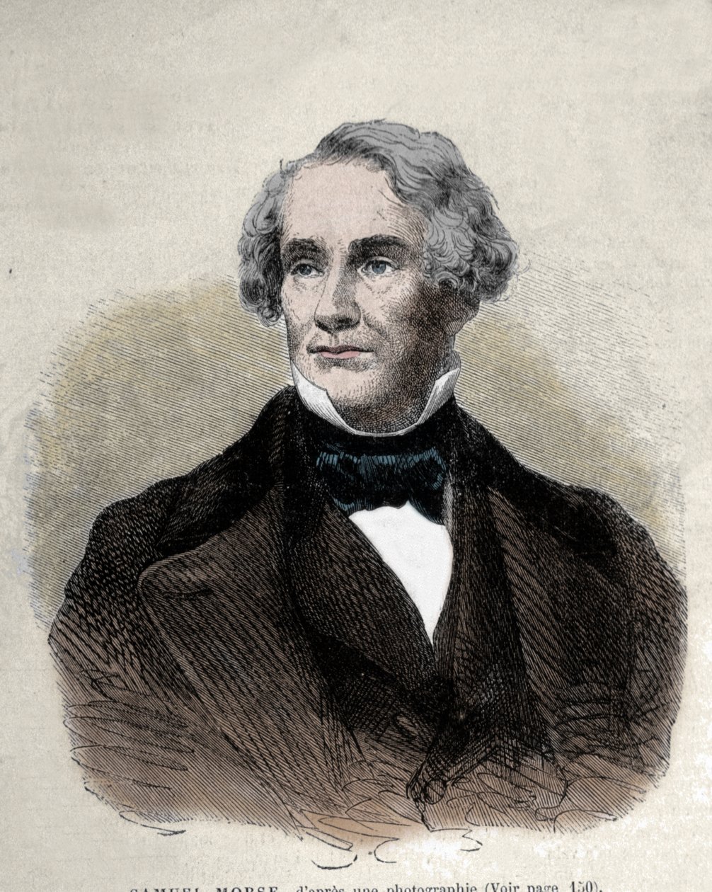 Porträt des amerikanischen Erfinders Samuel Finley Breese Morse (1791-1872) von Unknown artist