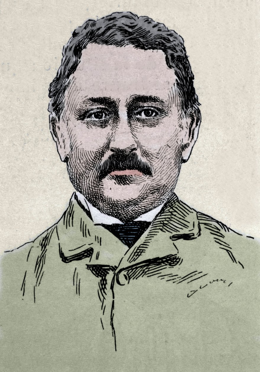 Porträt von Cecil John Rhodes (1853-1902) britischer Geschäftsmann und Kolonialverwalter von Unknown artist