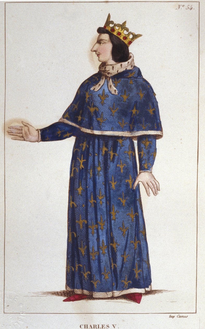 Porträt von Karl V. der Weise (1338 - 1380) (1830) von Unknown artist