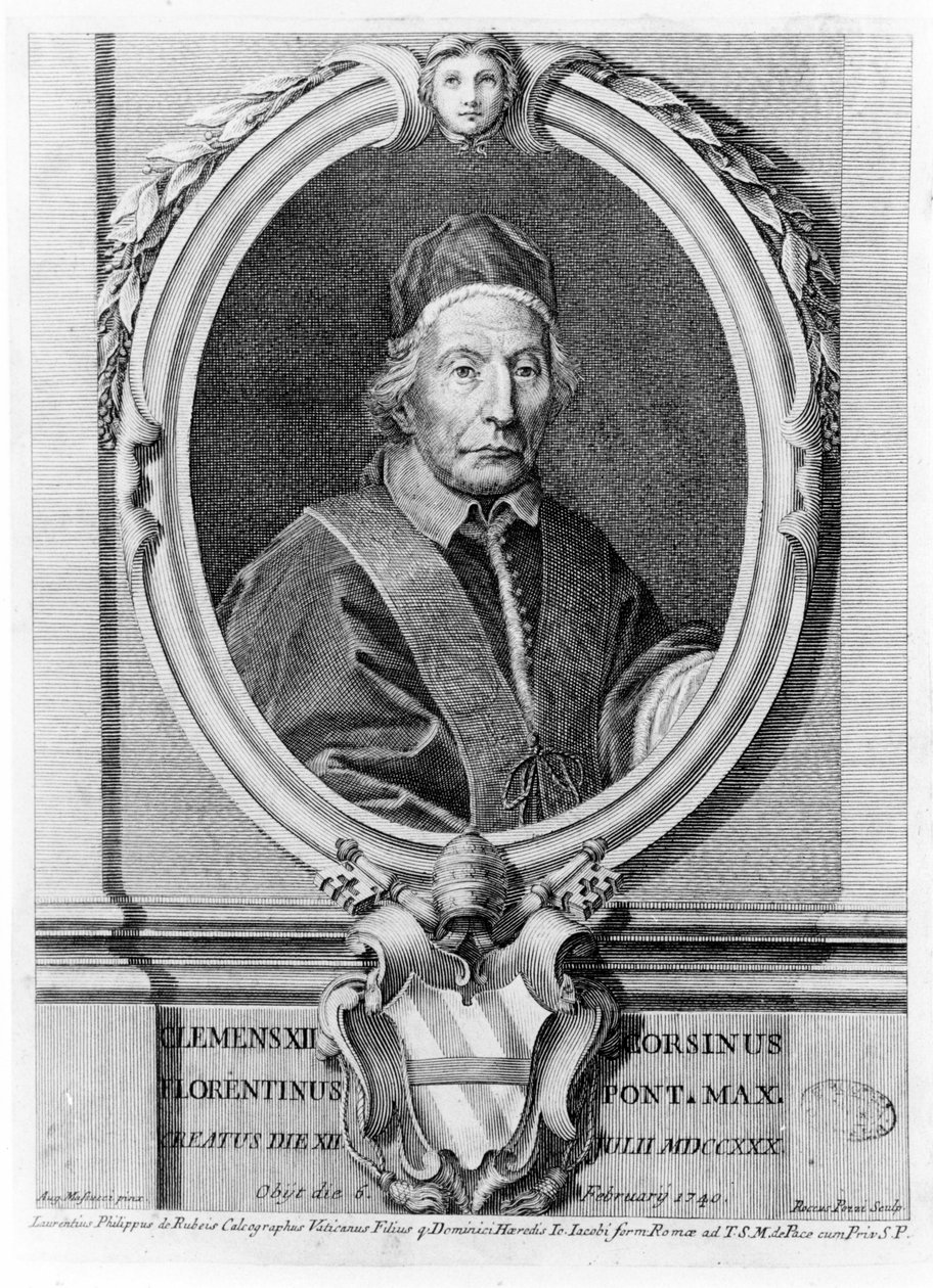 Porträt von Clemens XII. (1652 - 1740) von Unknown artist