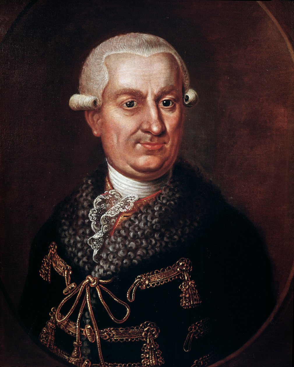 Porträt von Graf Franz Anton von Nostitz-Rieneck (1725-1794), Gründer des Staatstheaters Prag 1783. Anonymes Gemälde von Unknown artist